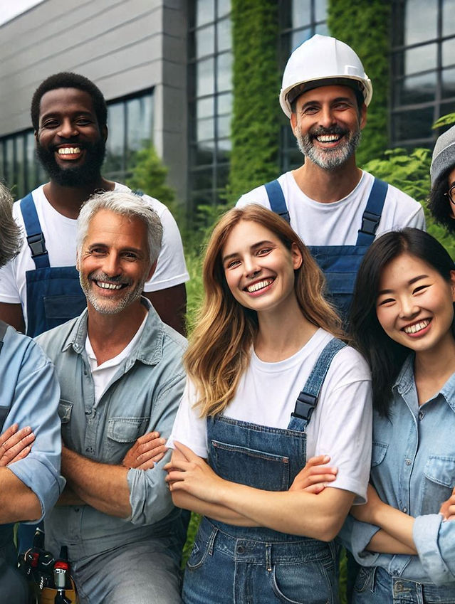 une photo de techniciens de type européens qui posent pour une photo en extérieur.png